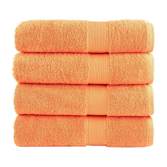 Premium Shower Towels SOLUND 4 pcs Orange 600 gsm
