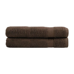 Premium Towels "SOLUND" 2 pcs Brown 600 gsm