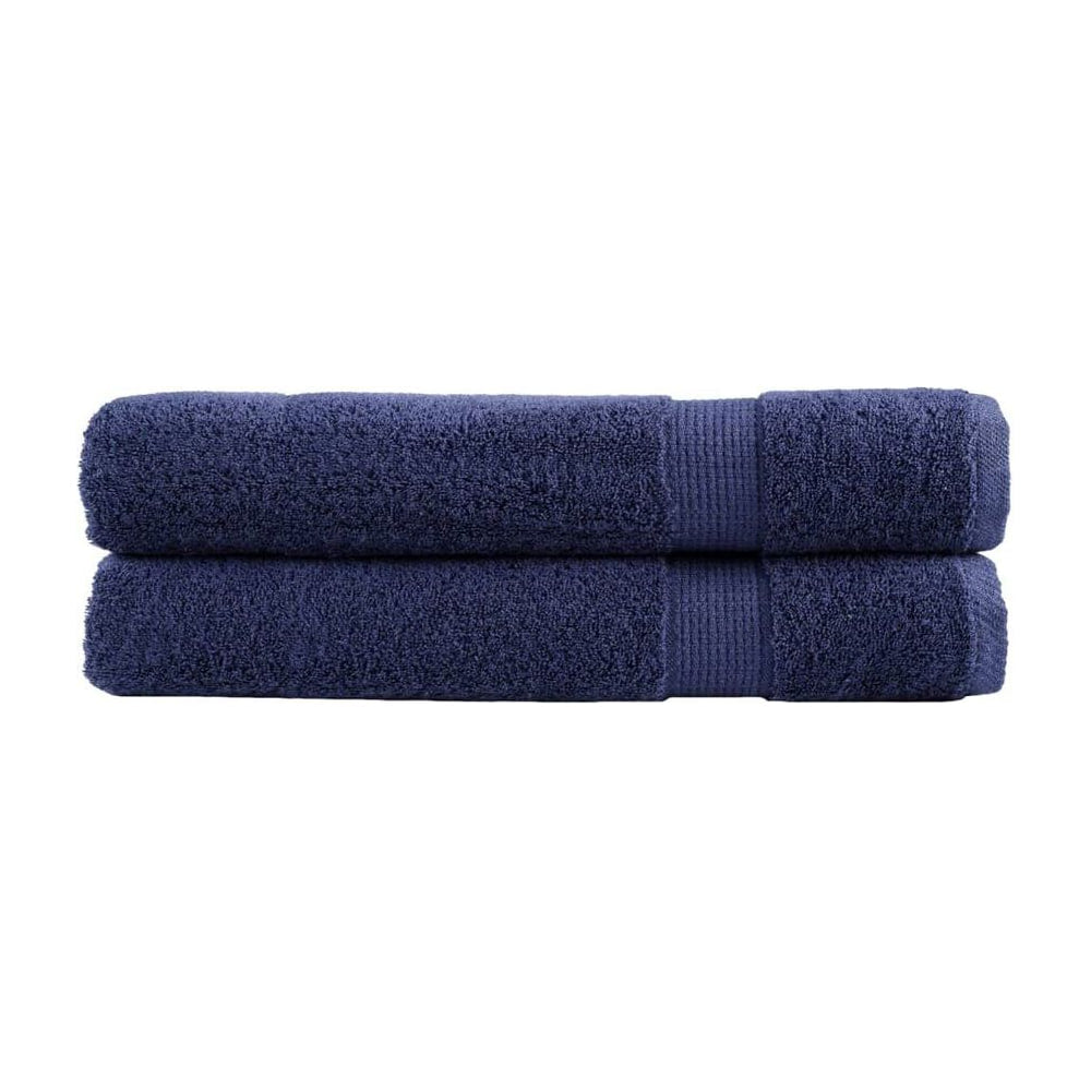 Premium Towels "SOLUND" 2 pcs Navy Blue 600 gsm