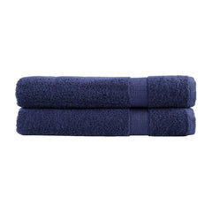 Premium Towels "SOLUND" 2 pcs Navy Blue 600 gsm
