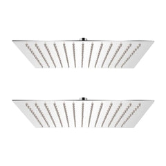 Rain Shower Head 2 pcs Stainless Steel