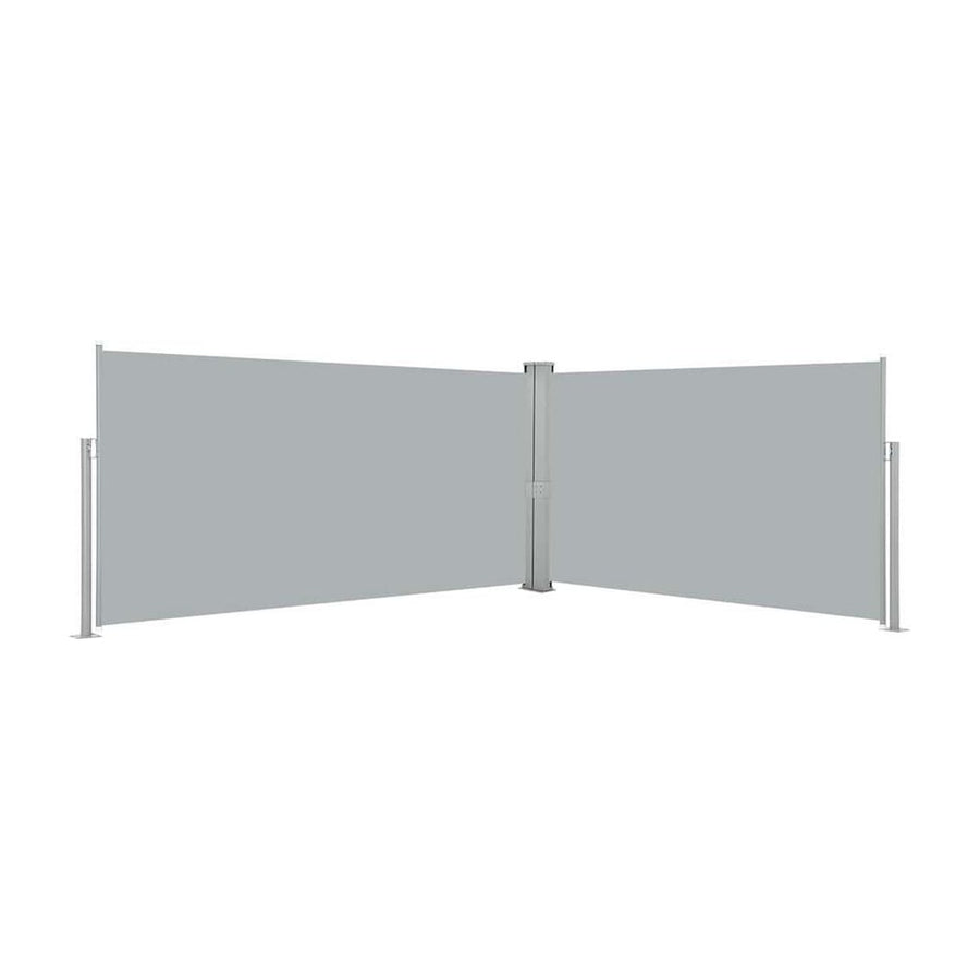 Retractable Side Awning Grey