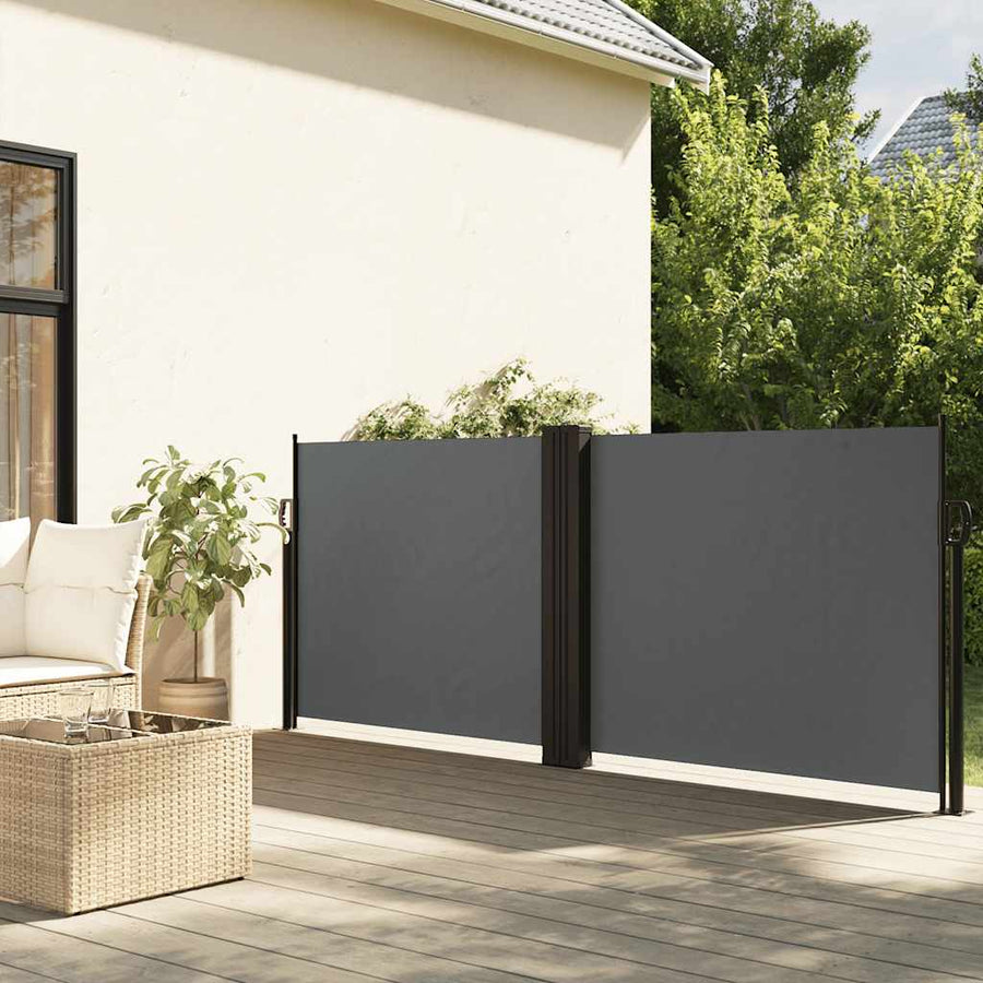 Retractable Side Awning Anthracite