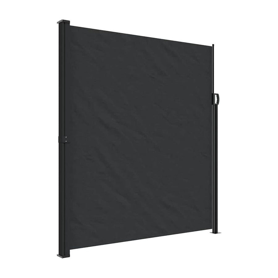 Retractable Side Awning Black
