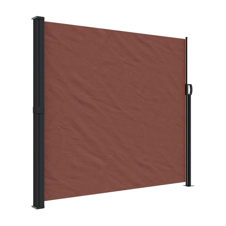 Retractable Side Awning Brown