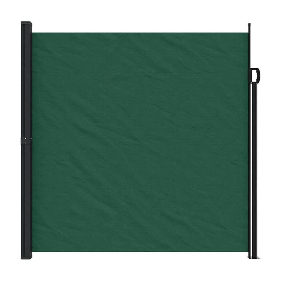 Retractable Side Awning Dark Green