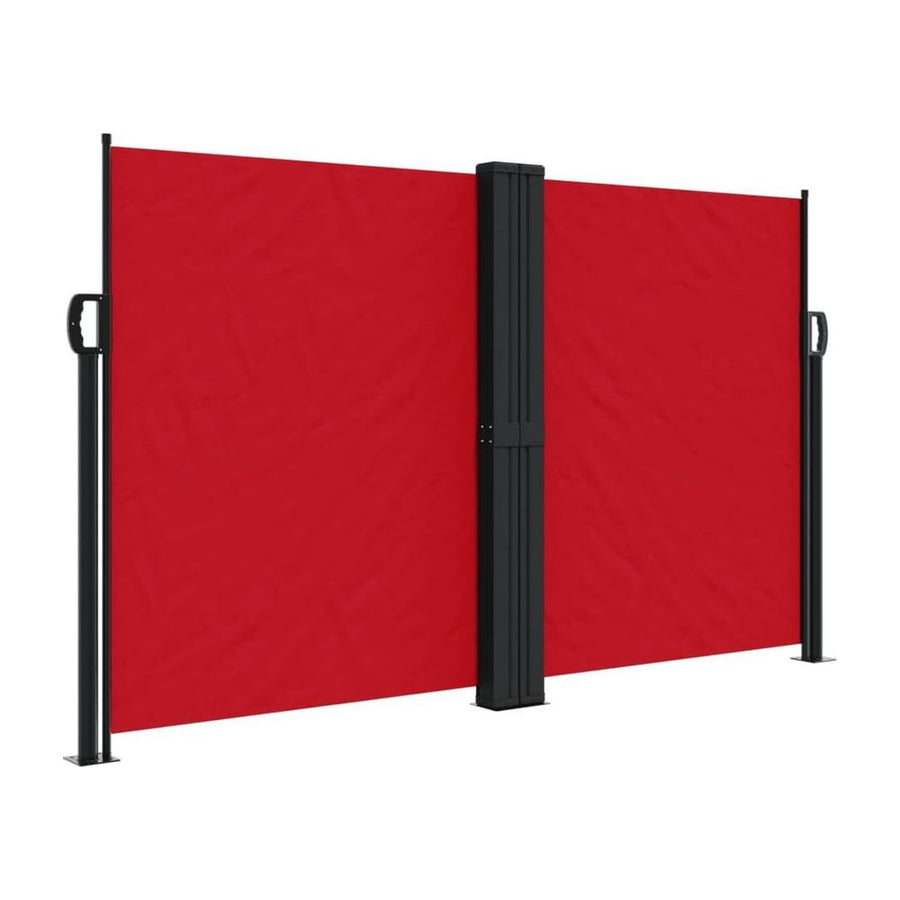 Retractable Side Awning Red