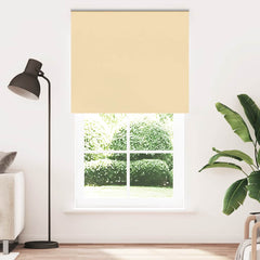 vidaXL Roller Blind Blackout Beige 120x210 cm Fabric Width 116.6 cm 1