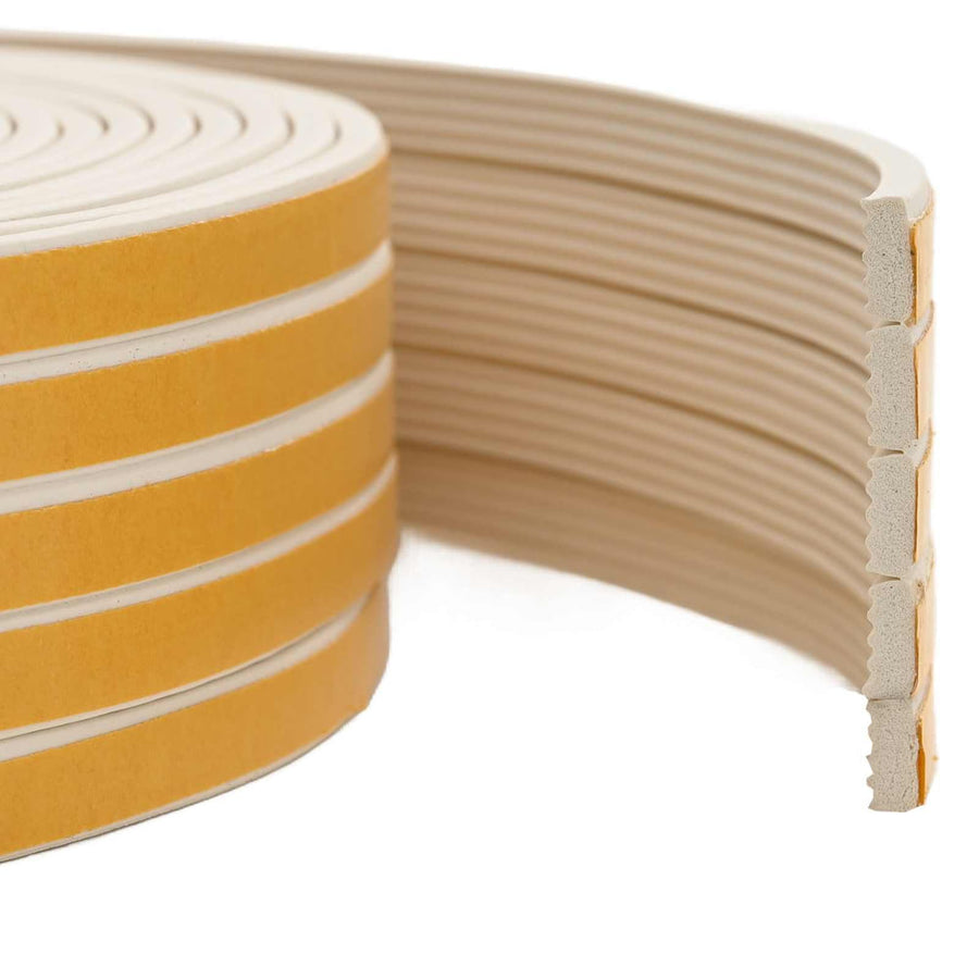 Self-Adhesive Window Seal White 100 m EPDM Foam