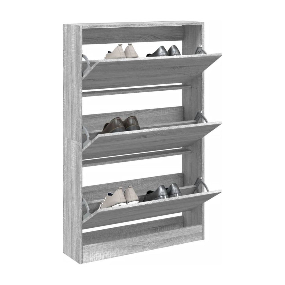 Shoe Cabinet Grey Sonoma Engineered Wood
