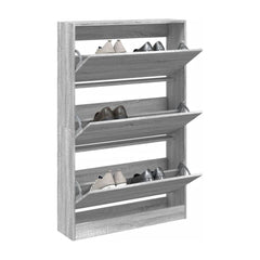 Shoe Cabinet Grey Sonoma Engineered Wood