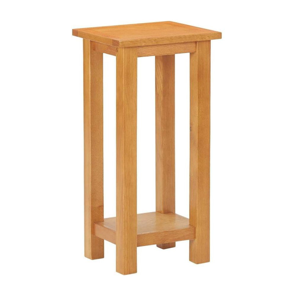 Side Table Solid Oak Wood