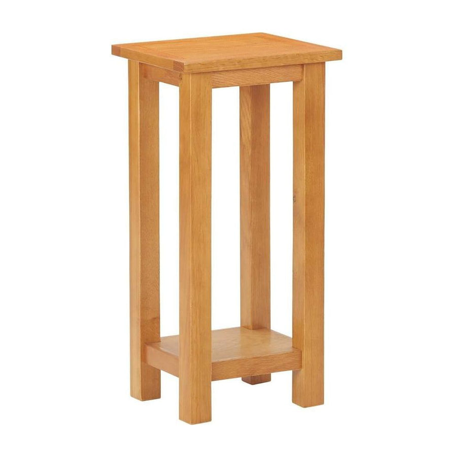 Side Table Solid Oak Wood