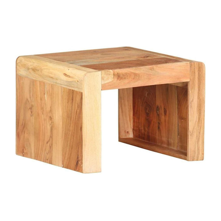 Side Table Solid Acacia Wood