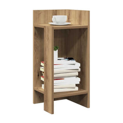 Side Tables 2 pcs with Shelf Artisan Oak