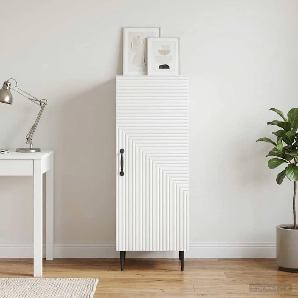 Sideboard White Engineered Wood