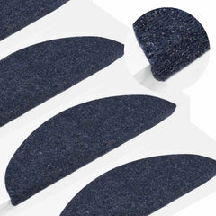 Stair Mats Self-adhesive 30 pcs Blue