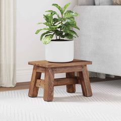 vidaXL Stool Natural 30 x 20 x 20 cm Mahogany Wood 1