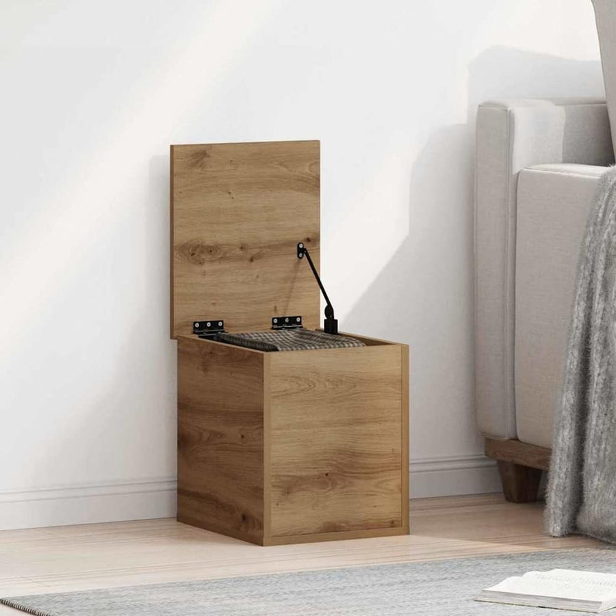 Storage Box Artisan Oak Engineered Wood