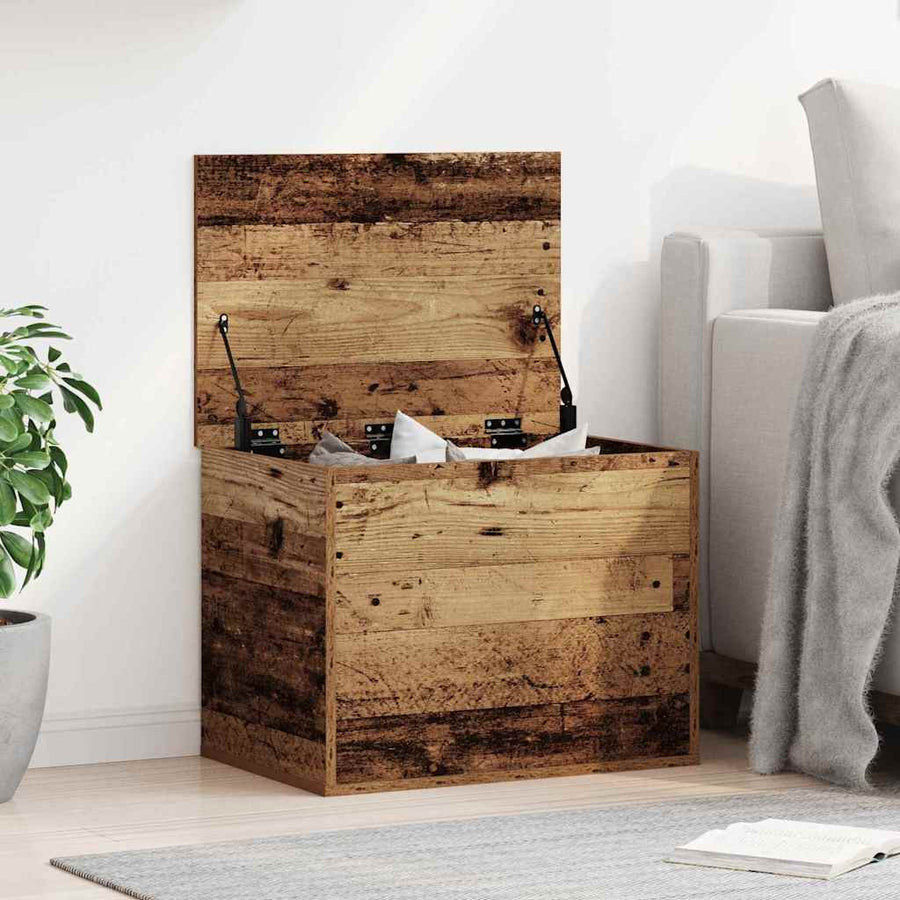 Storage Box Old Wood Engineered Wood