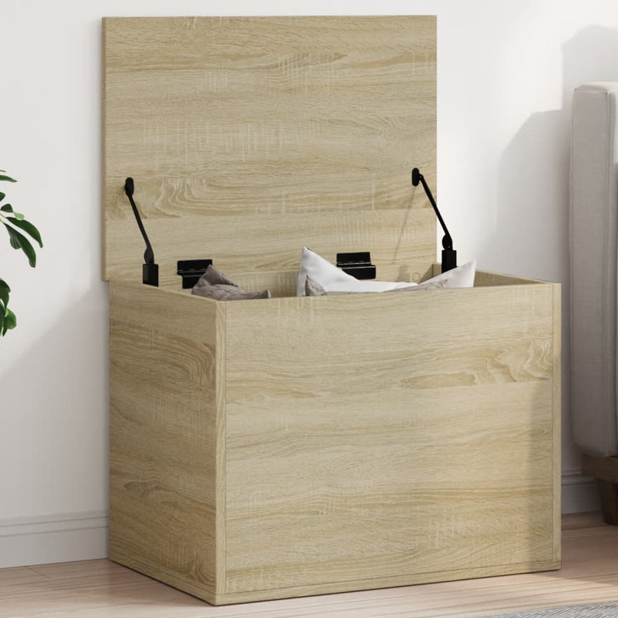 Storage Box Sonoma Oak Engineered Wood
