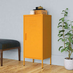 Storage Cabinet Mustard Yellow