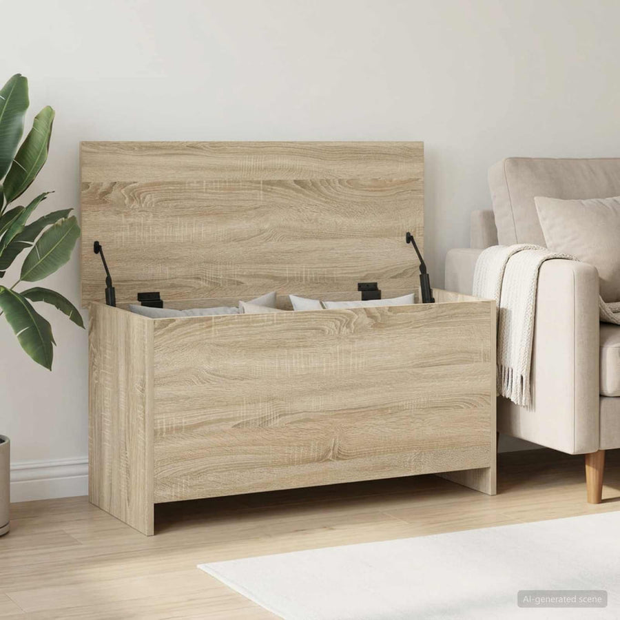 Storage Chest Sonoma Oak Engineered Wood