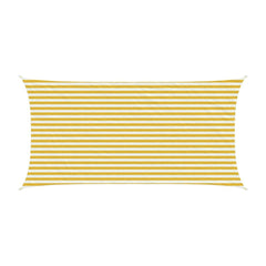 Sunshade Sail Rectangular Yellow and White