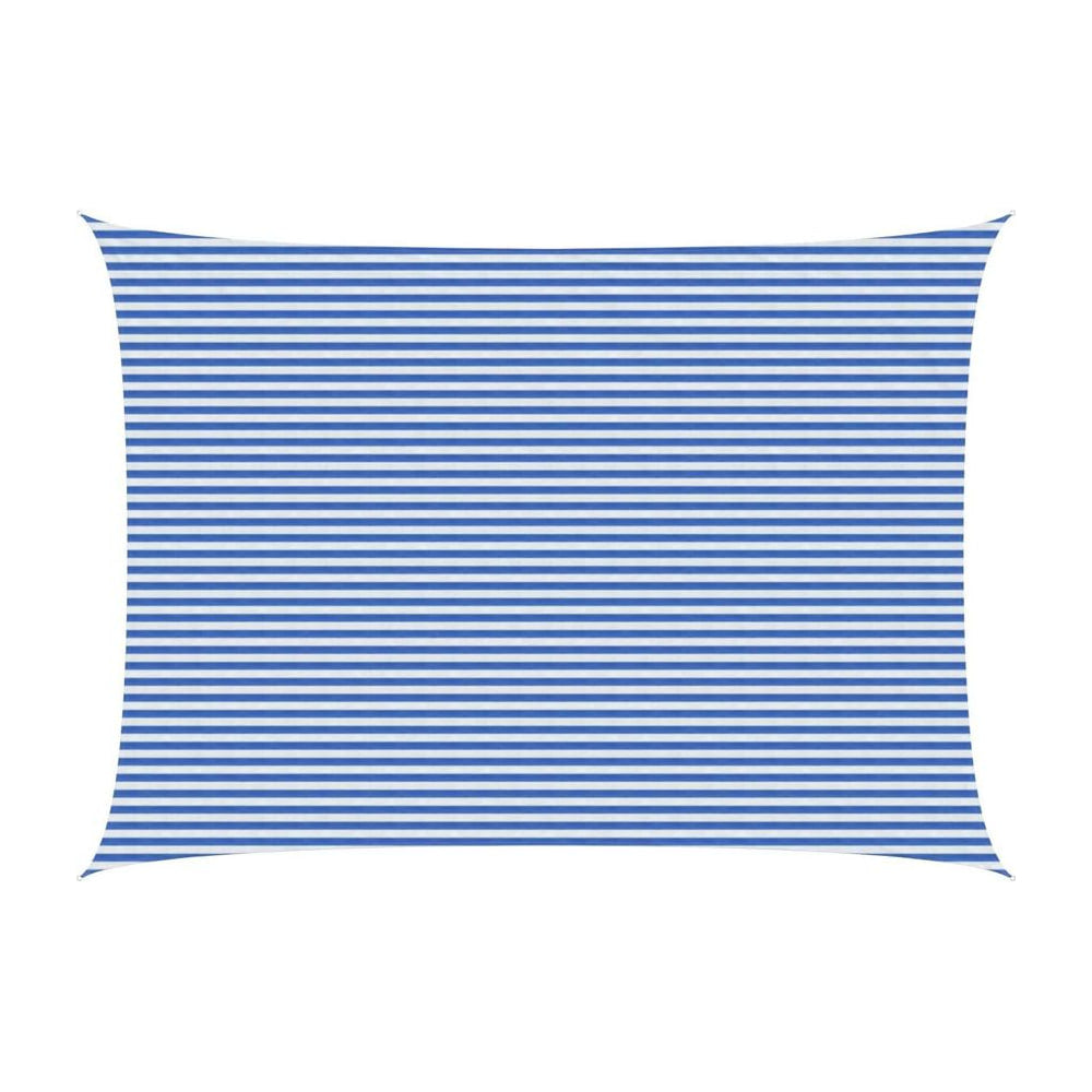 Sunshade Sail Rectangular Blue and White