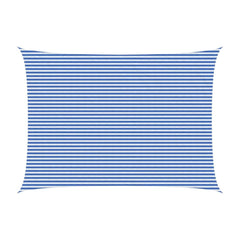 Sunshade Sail Rectangular Blue and White
