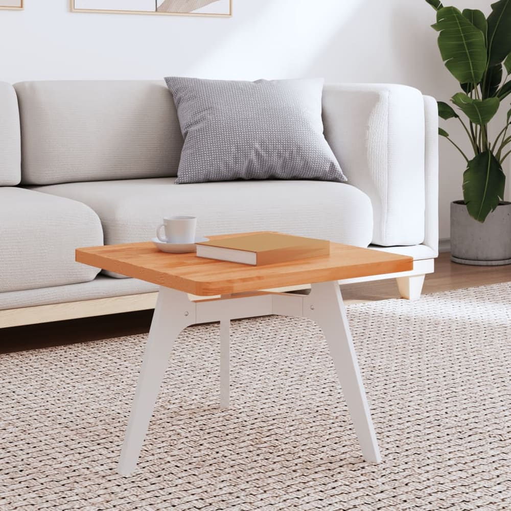Table Top Square Solid Wood Beech