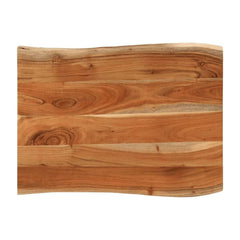 Table Top Rectangular Solid Wood Acacia Live Edge