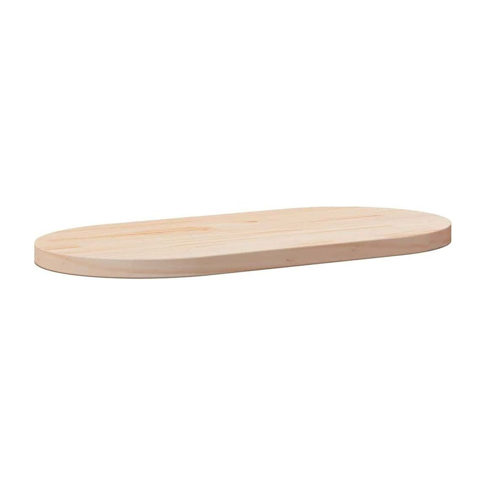 Table Top Solid Wood Pine Oval