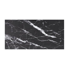 Table Top Black 6mm Tempered Glass with Marble Design