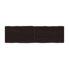 Table Top Dark Brown Live Edge