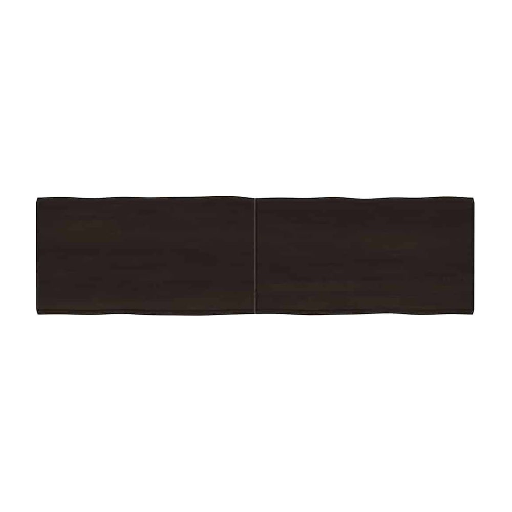 Table Top Dark Brown Live Edge