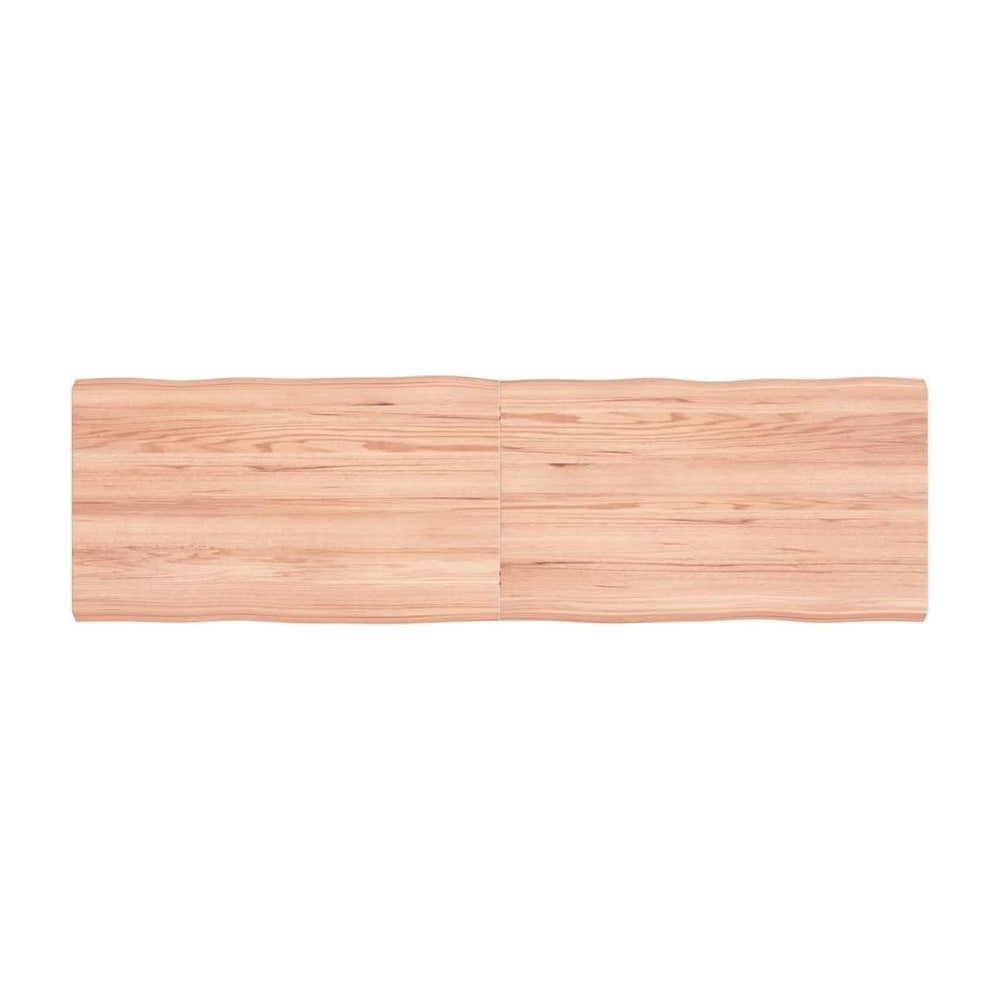 Table Top Light Brown Live Edge