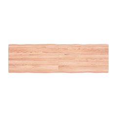 Table Top Light Brown Live Edge