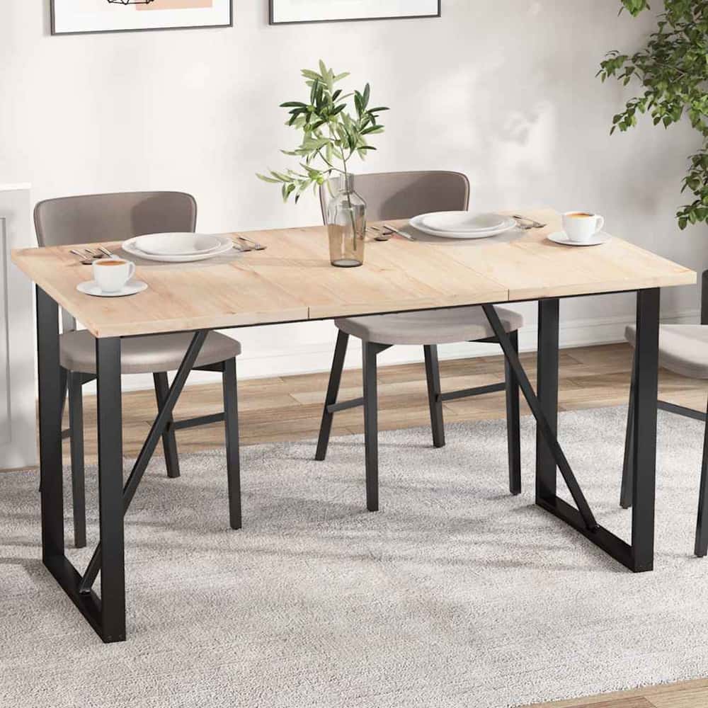 Table Tops 3 pcs Rectangular Solid Wood Pine