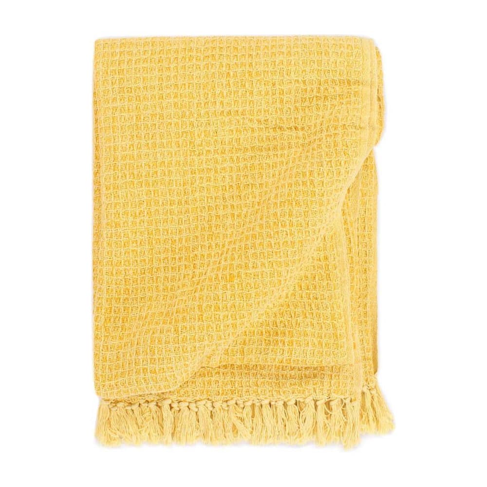 Throw Mustard Yellow