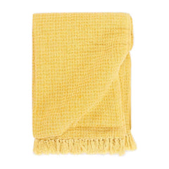 Throw Mustard Yellow