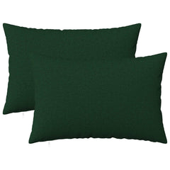 Throw Pillow HEERLEN Dark Green Fabric