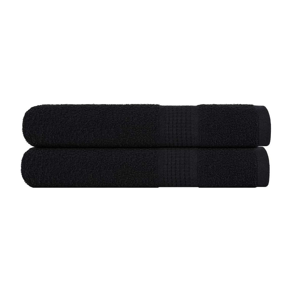 Towels "FROGN" 2 pcs Black 360 gsm