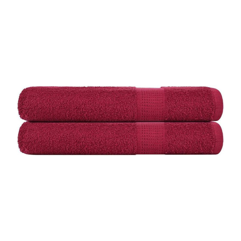Towels "FROGN" 2 pcs Bordeaux 360 gsm