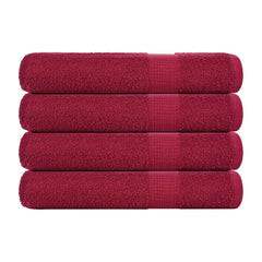 Towels "FROGN" 4 pcs Bordeaux 360 gsm