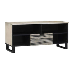 TV Cabinet White Engineered Wood