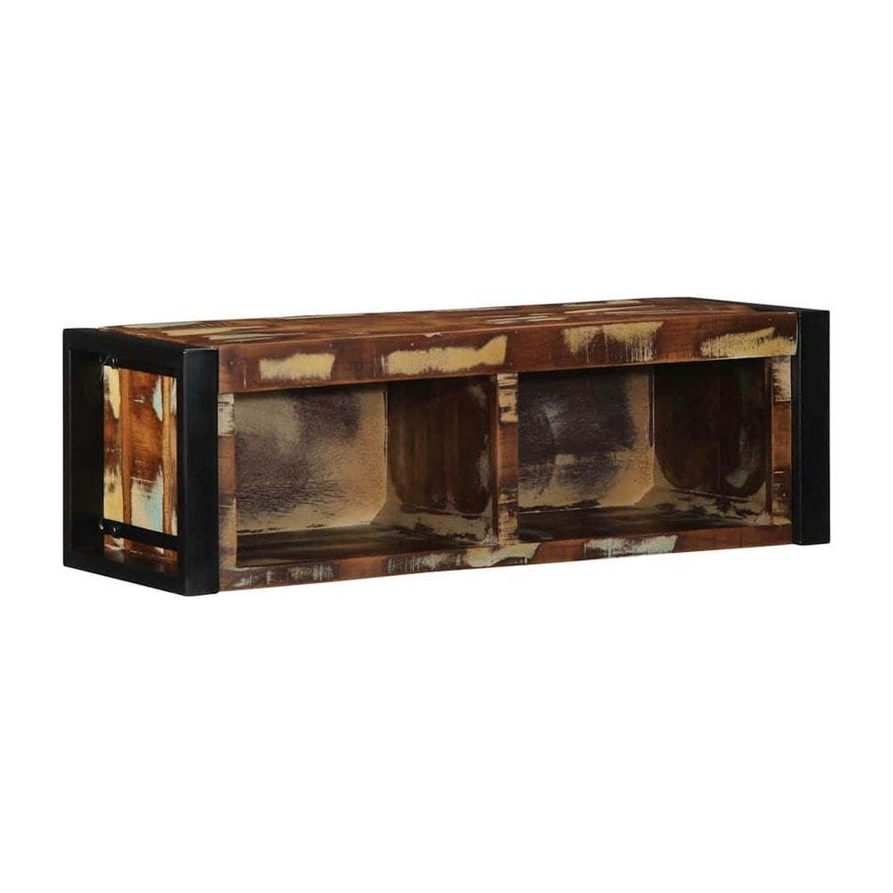 TV Cabinet Multicolour Solid Wood Reclaimed