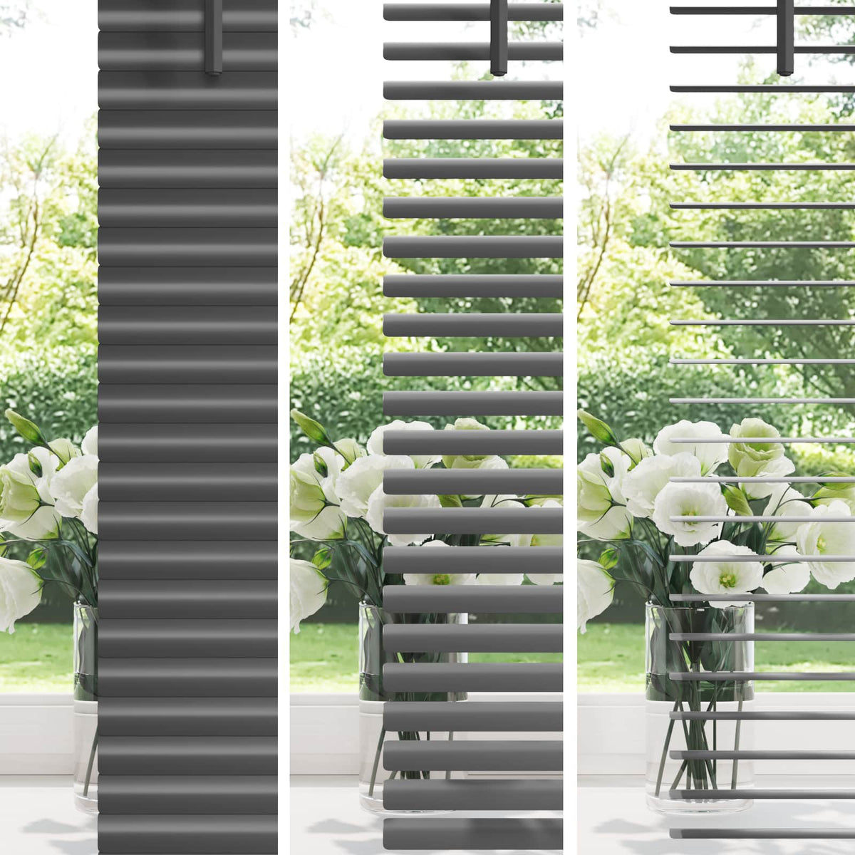 Venetian Blind Silver Grey PVC