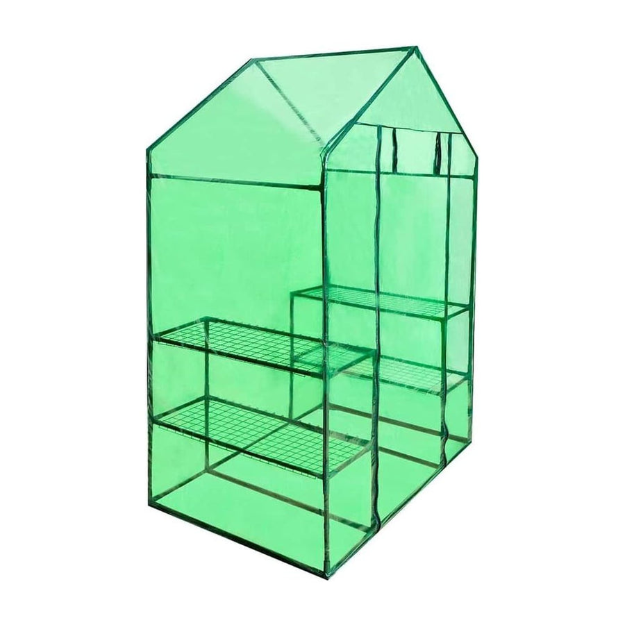 Walk-in Greenhouse with 4 Shelves