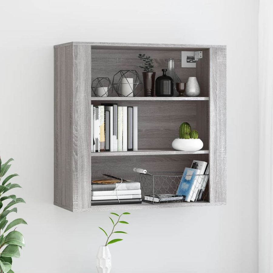 Wall Cabinet Grey Sonoma Engineered Wood